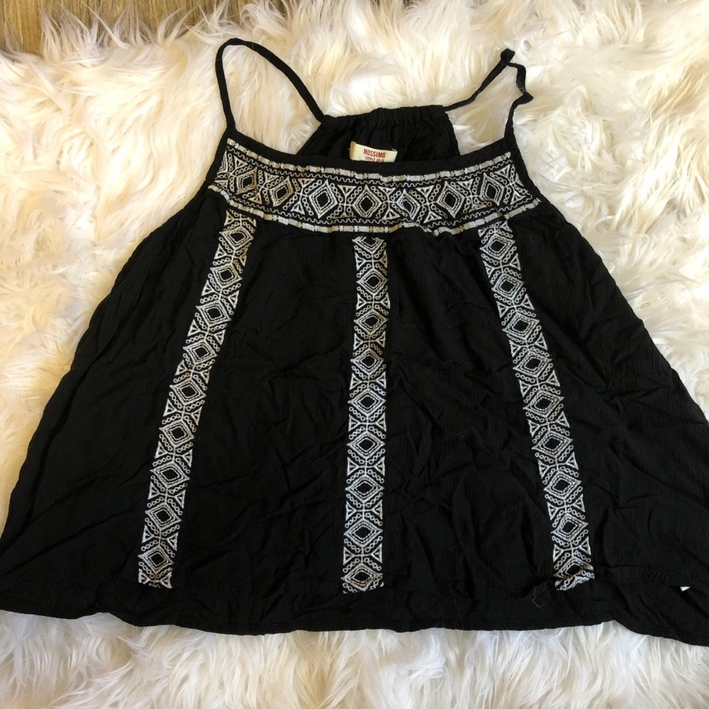 black aztec tank top